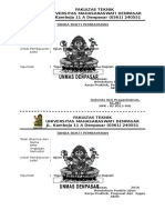 Kwitansi Pembayaran KP Ta Proposal