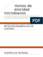 Mecanismos de Patogenicidad Microbianos