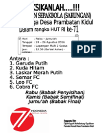 Pamflet Sepak Bola