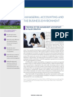 Chapter 1 Managerial Accounting and the Business Environment