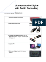 Tutorial Digital Audio Recording