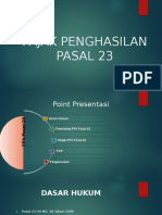 Pajak Penghasilan Pasal 23