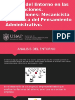 Análisis Del Entorno en Las Organizaciones