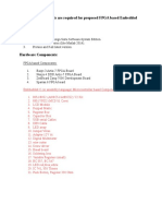 The Following Components Are Required For Proposed FPGA Based Embedded System Design Lab Software