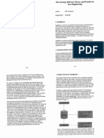 The Synergy Between Theory and Practice in Geo-Engineering