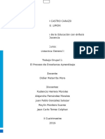 El Proceso de Enseñanza Aprendizaje