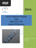 Interfacing Seven Segment Display with LPC1769