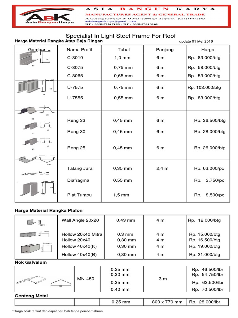 Specialist in Light Steel Frame For Roof | PDF | Computers | Technology ...