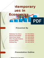 Contemporary Issues in Economics