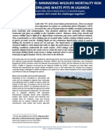 FACTSHEET 1 - Minimizing Wildlife Mortality at Drill Waste Pits