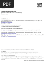 Download The Value of Brand Equity by kash811 SN322827172 doc pdf