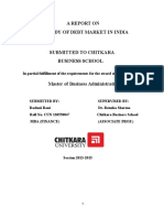 A Report On A Study of Debt Market in India