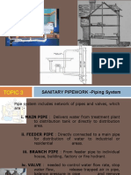 Topic 3: SANITARY PIPEWORK - Piping System