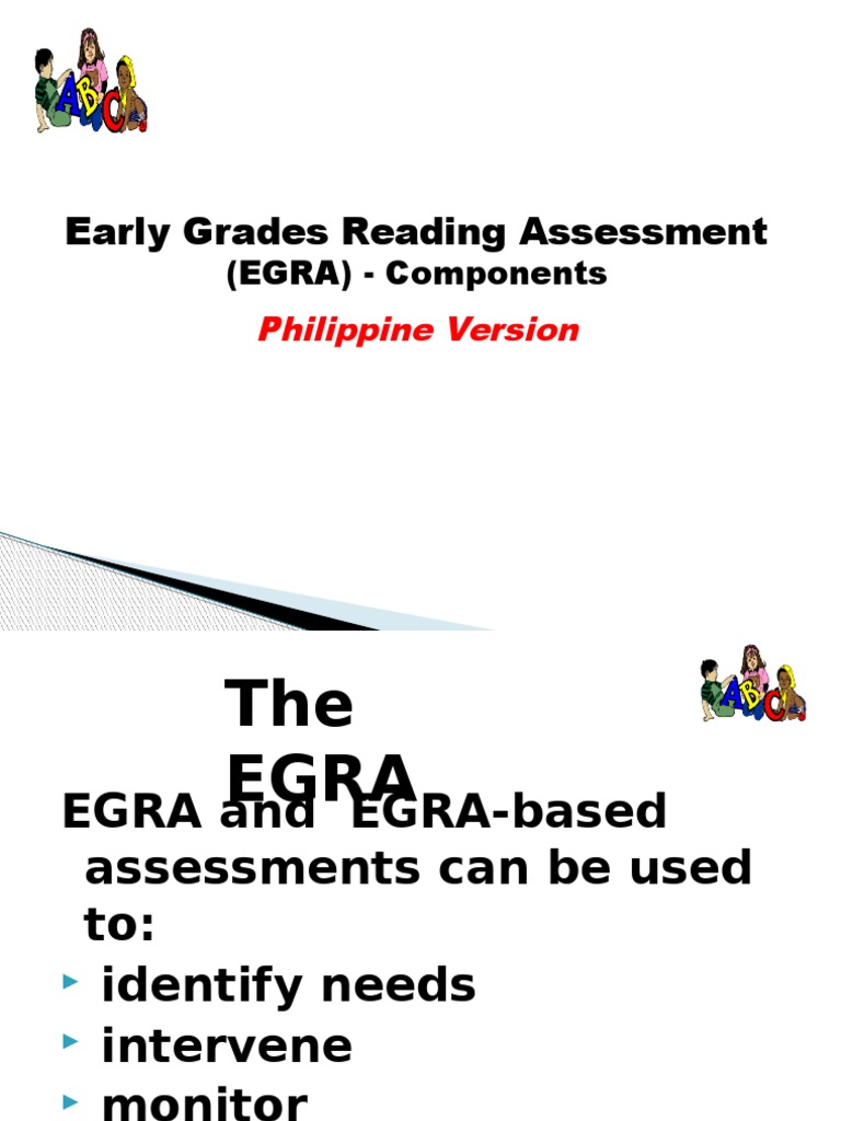 EGRA Components PDF Phonics Reading (Process)