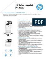 243 Ficha Tecnica Multifuncion HP Color LaserJet Enterprise M577 Serie