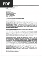 DART's Letter To TX Attorney General Protesting Release of Employee Records For DART Officer Stephanie Branch