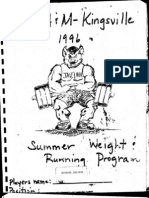 1996 TAM Kingsville Strength Manual