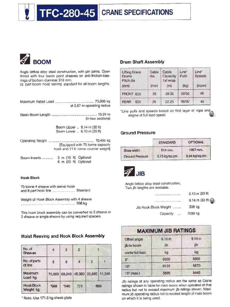 Tata TFC 280 45 75 T PDF | PDF