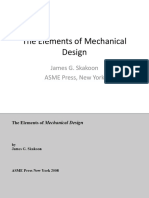 The Elements of Mechanical Design