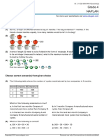 Naplan Year 4 Maths Sample Practice Paper