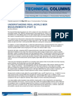 12-05-01 Understading Real World Mer Measurements Part Two