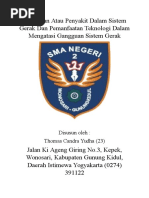 Download Gangguan Atau Penyakit Dalam Sistem Gerak Dan Pemanfaatan Teknologi Dalam Mengatasi Gangguan Sistem Gerak by Yosafatyeka SN322848194 doc pdf