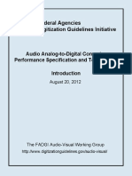 Federal Agencies Digitization Guidelines Initiative