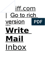 Rediff email inbox view