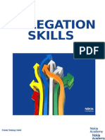 Delegation Skills - Trainer Guide