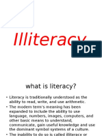 Illiteracy