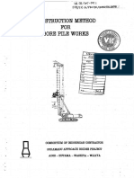 Construction Method of Bored Pile Works PDF