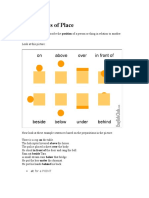 Prepositions of Place Guide