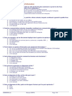 QCM 1ère STG - Le Système D'information