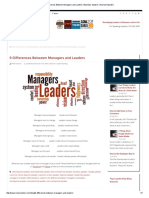 9 Differences Between Managers and Leaders - Business Speaker - Keynote Speaker