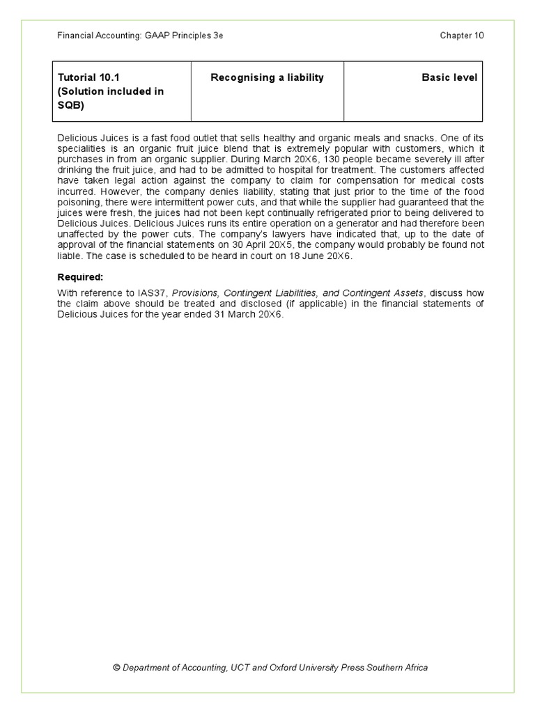 SQB - Chapter 10 Questions | PDF | Dog Food | Accounting