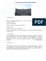 Poderes Del Estado Que Funciones Cumplen