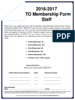 2016-17 Pto Membership Form - Staff 1