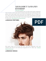 Cara Seleksi Rambut Tanpa Pen Tool Di Photoshop