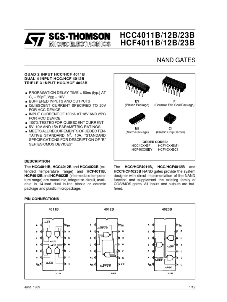 Integrado 4011 Download Free Pdf Integrated Circuit Flash Memory