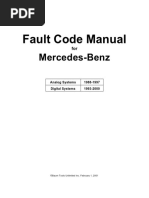Download Mercedes Benz Fault Code Manual by Anthony SN32288978 doc pdf
