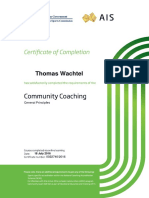 Community Coach General Principles