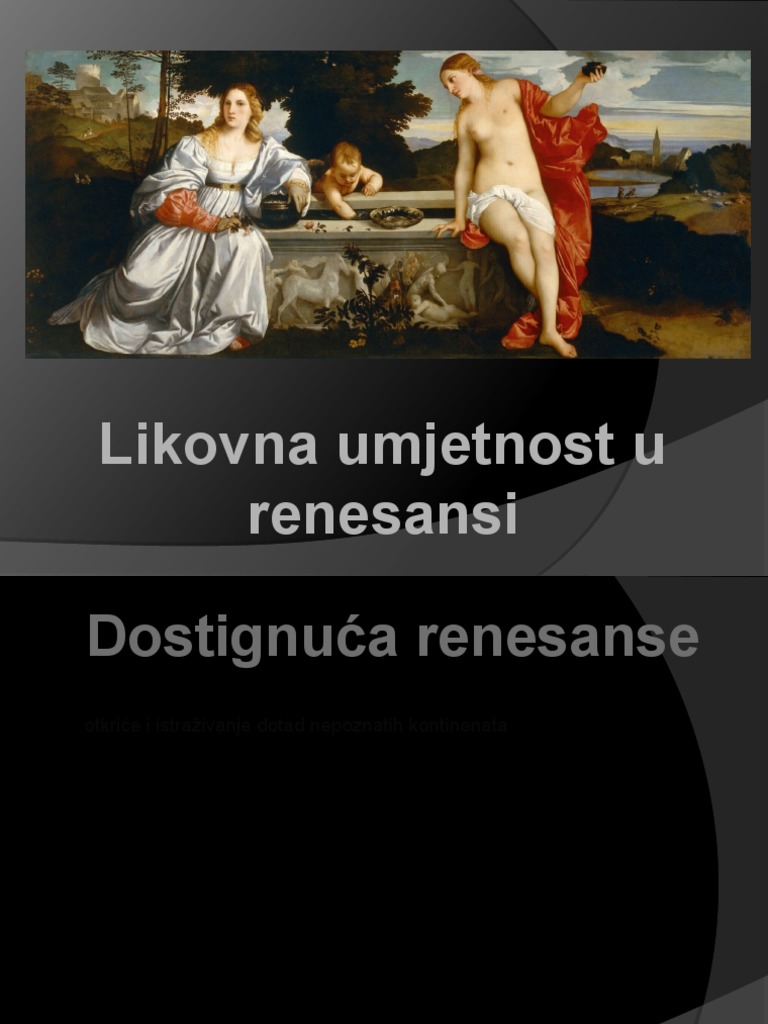 Likovna Umjetnost U Renesansi | PDF