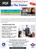 Train The Trainer Sept 2016