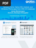 Download JamesMontemagno_XamarinFormsNativeIOSAndroidAndWindowsPhoneAppsFromONECCodebase by bs SN322896921 doc pdf