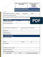 Employment Form