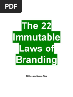 The 22 Immutable Laws of Branding