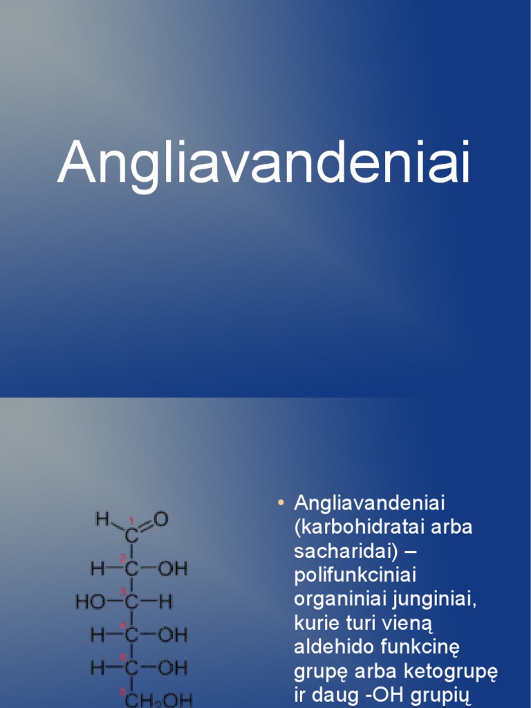 Skaidres Apie Angliavandenius//biochemija | PDF