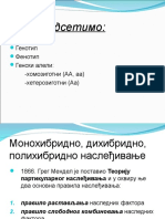 Humana Genetika - 9. Tipovi Nasleđivanja Kod Čoveka