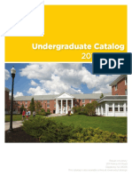 Undergraduate catalogue