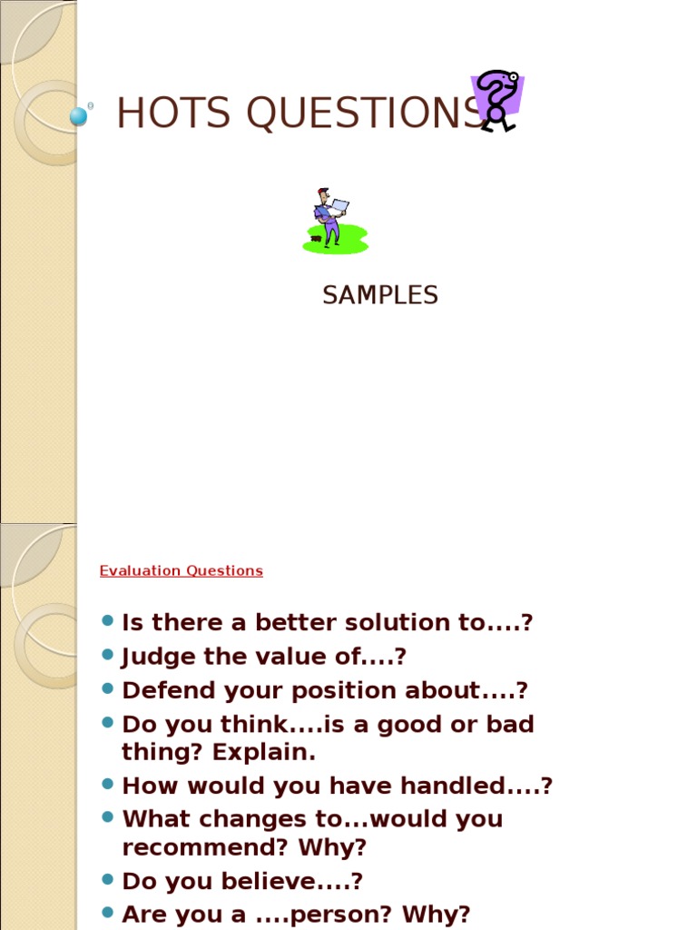 Hots Questions Reading Comprehension Epistemology